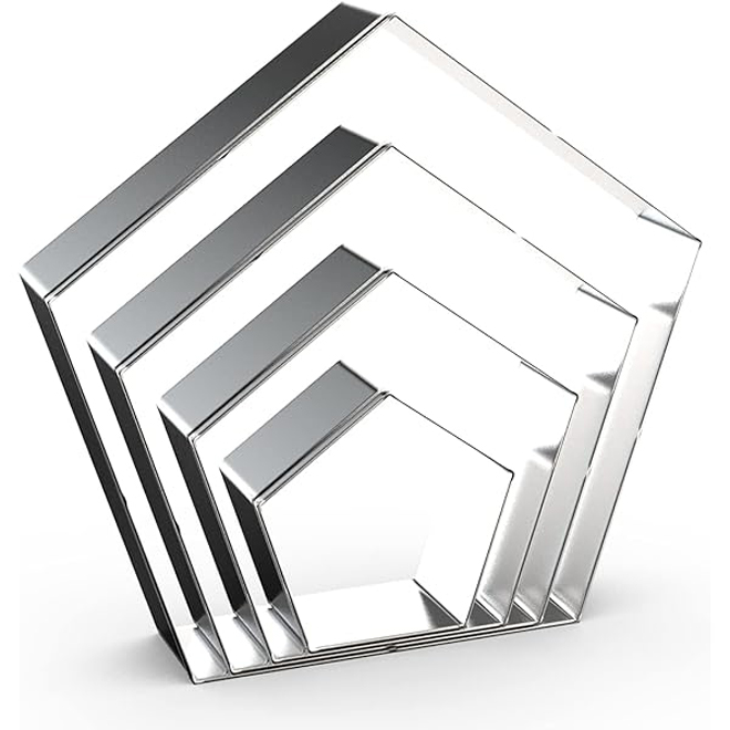 6 PCS PLAIN VOL AU VENT CUTTER SET - HOUSE METAL