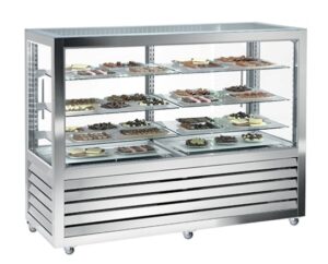 Elect 2 Door Horizontal Chocolate Chiller 528Lt