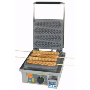 Elect Single Waffle Stick Type Iron Table Top