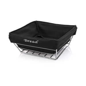 Biradli RECTANGULAR BREAD BASKET W/ CLOTH 22*16*7.5 CM