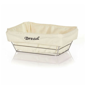 Biradli Rectangle Fabric Bread Basket (22 x 16 x 7,5 cm)