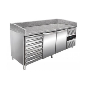 FIRS COOL SHANDONG PZ 2610 TN Elect. 2 Door Pizza Prep. Chiller With Dough Store