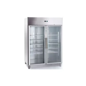FIRS COOL SHANDONG GN 1410 TNG Elect. Upright Double Glass Door Chiller Cabinet