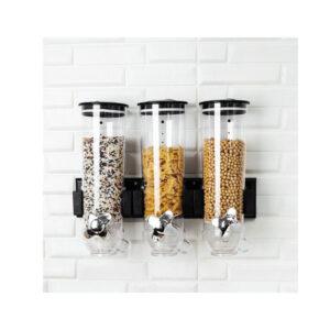 GD- China Wall Mounted Cereal Dispenser Triple 4 Ltrs x 3