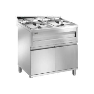 MEC FT12+12FS Elect. Double Fryer 12Lt+12lt With Base Cabinet