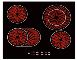 4 Zone Ceramic Hob - Build In